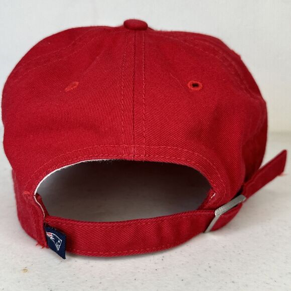 Rare 47 Brand New England Patriots Embroidered NFL Red Adjustable Hat - Picture 5 of 12